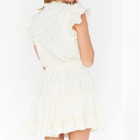 Show Me Your Mumu Women's Wild Dreams Mini Dress Daisy Cream Print Size XXL - Picture 2 of 15